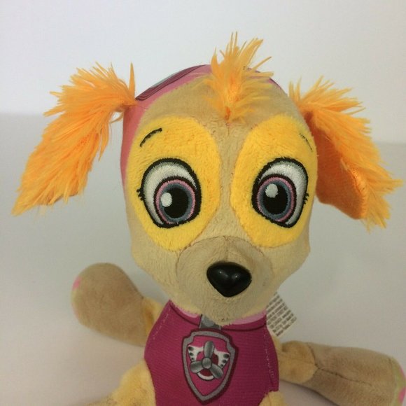 Nickelodeon Paw Patrol Skye Plush 8" Stuffed Animal Puppy Dog Toy Spin Master - Picture 2 of 11